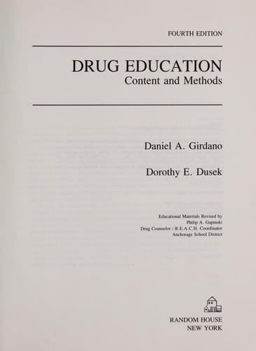 Drug Education