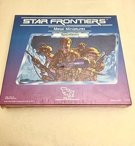Star Frontiers Metal Miniatures: Twelve Spacefarers