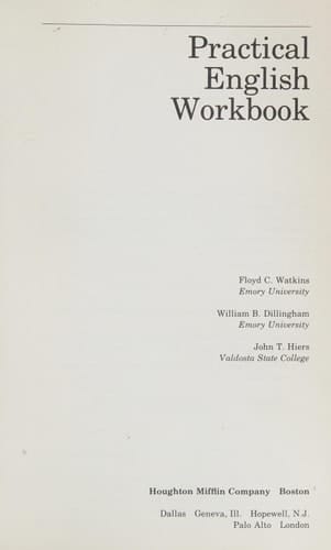 Practical English Workbook