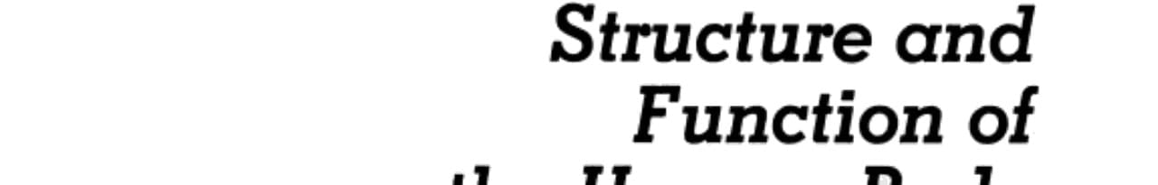 Workbook for Structure and Function of the Human Body