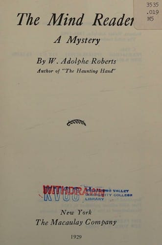 Mind Reader: A Mystery