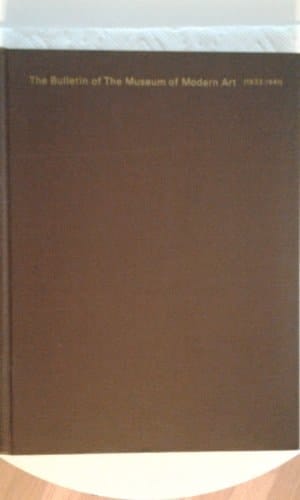Museum of Modern Art Bulletin, Vol. 1, 1933-41
