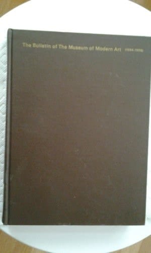 Museum of Modern Art Bulletin, Vol. 5 1954-58
