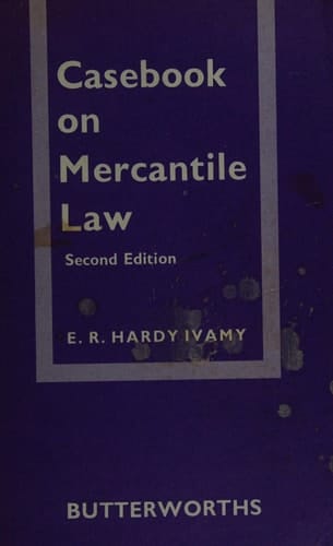Casebook on Mercantile Law