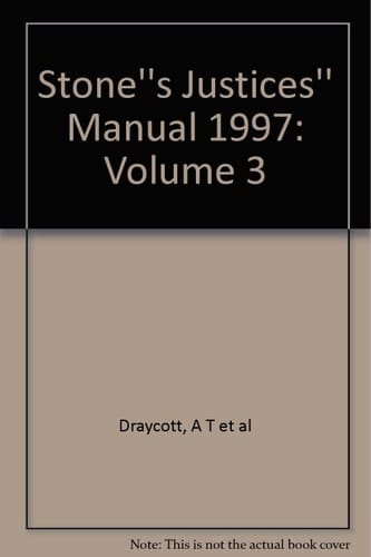 Stones Justices' Manual 1997