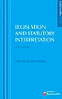 Legislation and Statutory Interpretation