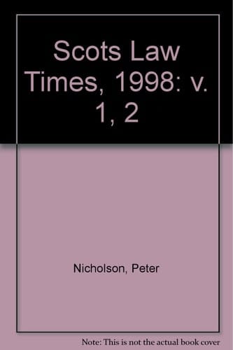 Scots Law Times 1998