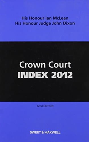 Crown Court Index 2012