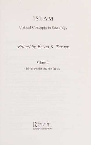 Islam: Critical Concepts in Sociology (Critical Concepts)