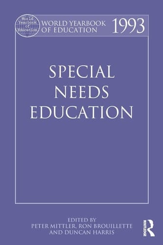 World Yearbook of Education 1993 Special Needs Education