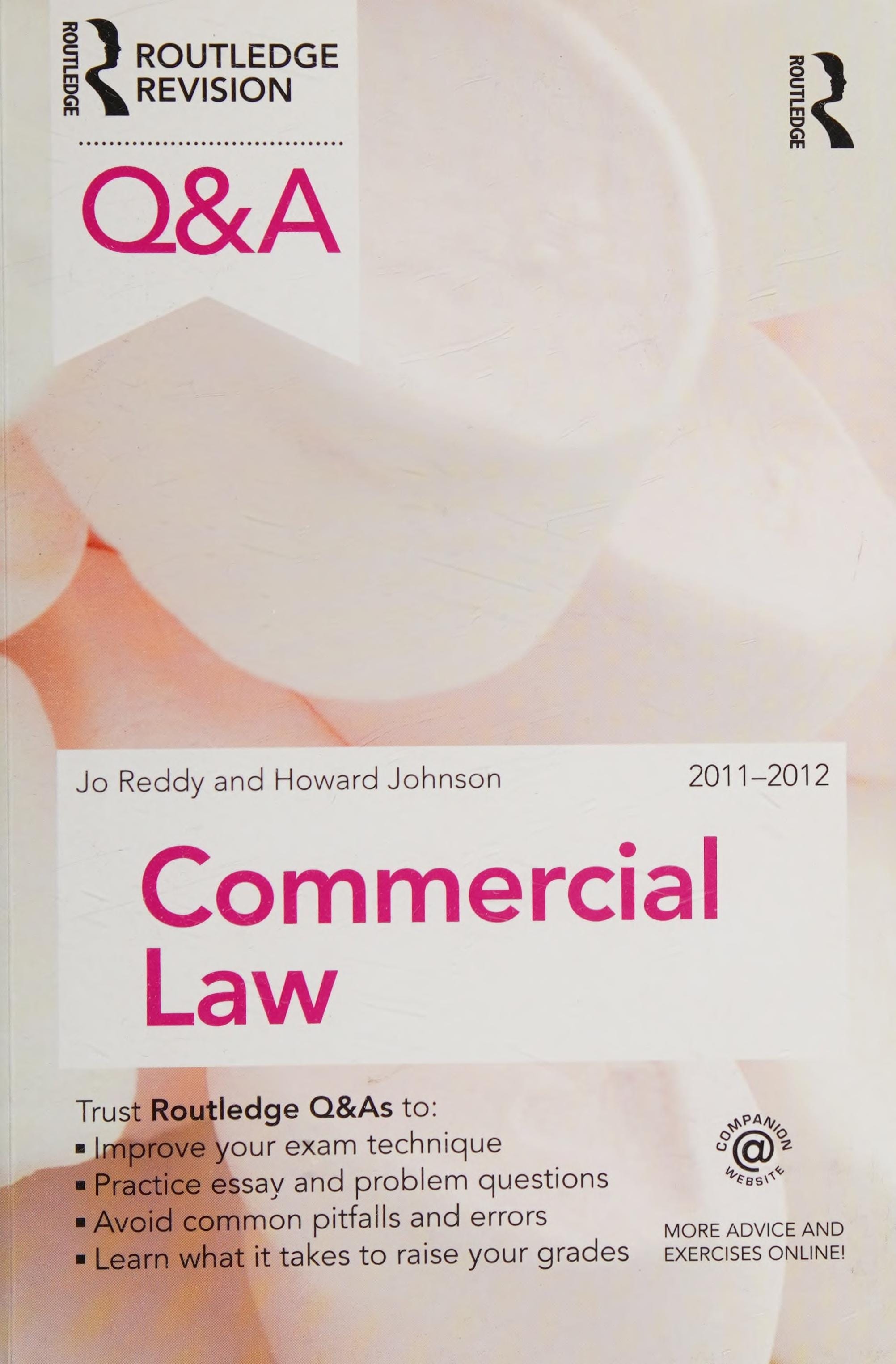 Commercial Law 2011-2012