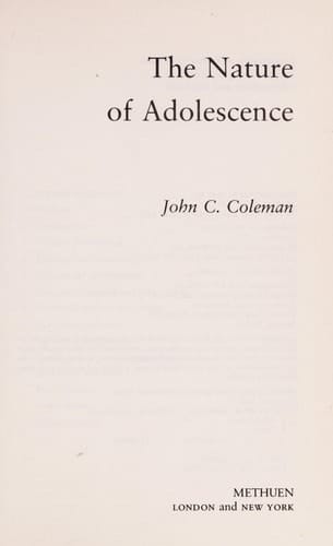 Nature of Adolescence