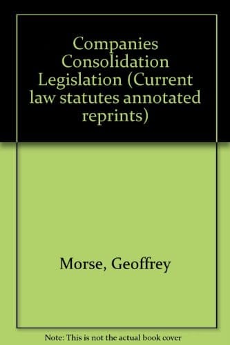 Companies Consolidation Legislation 1985