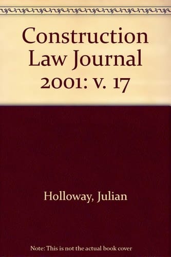 Construction Law Journal 2001