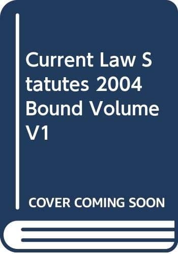 Current Law Statutes 2004