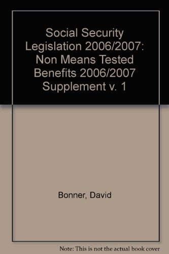 Social Security Legislation 2006