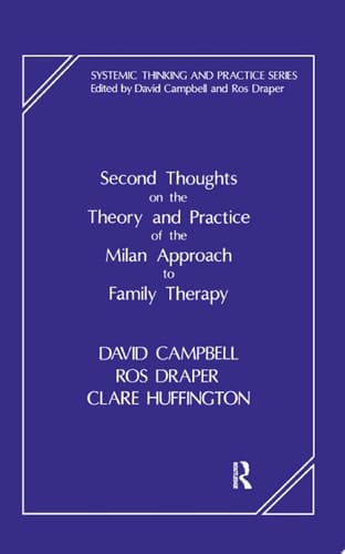 Second Thoughts on the Theory and Practice of the Milan Approach to Family Therapy