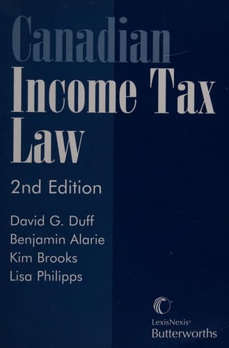 Canadian Income Tax Law