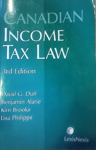 Canadian Income Tax Law