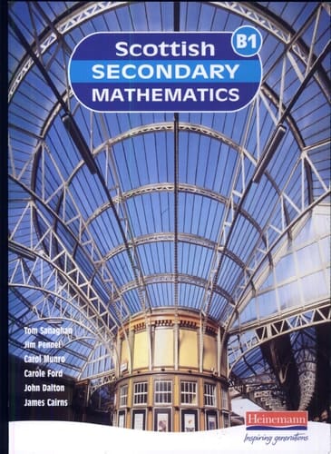 Scottish Secondary Mathematics B1