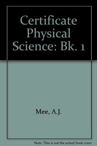 Certificate Physical Science