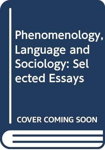 Phenomonology Language&Sociology