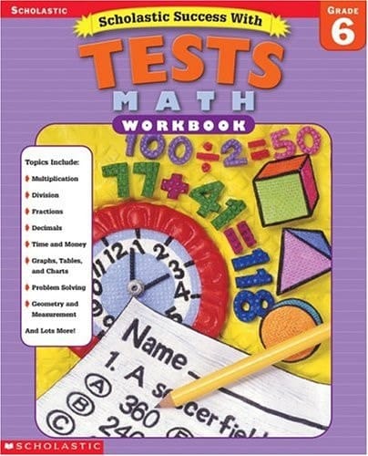 Scholastic Success With Tests Math - Grade 6
