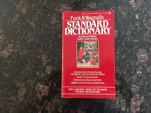 Funk and Wagnalls Standard Dictionary