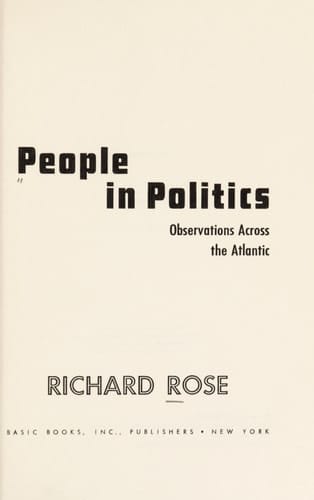 People In Politics
