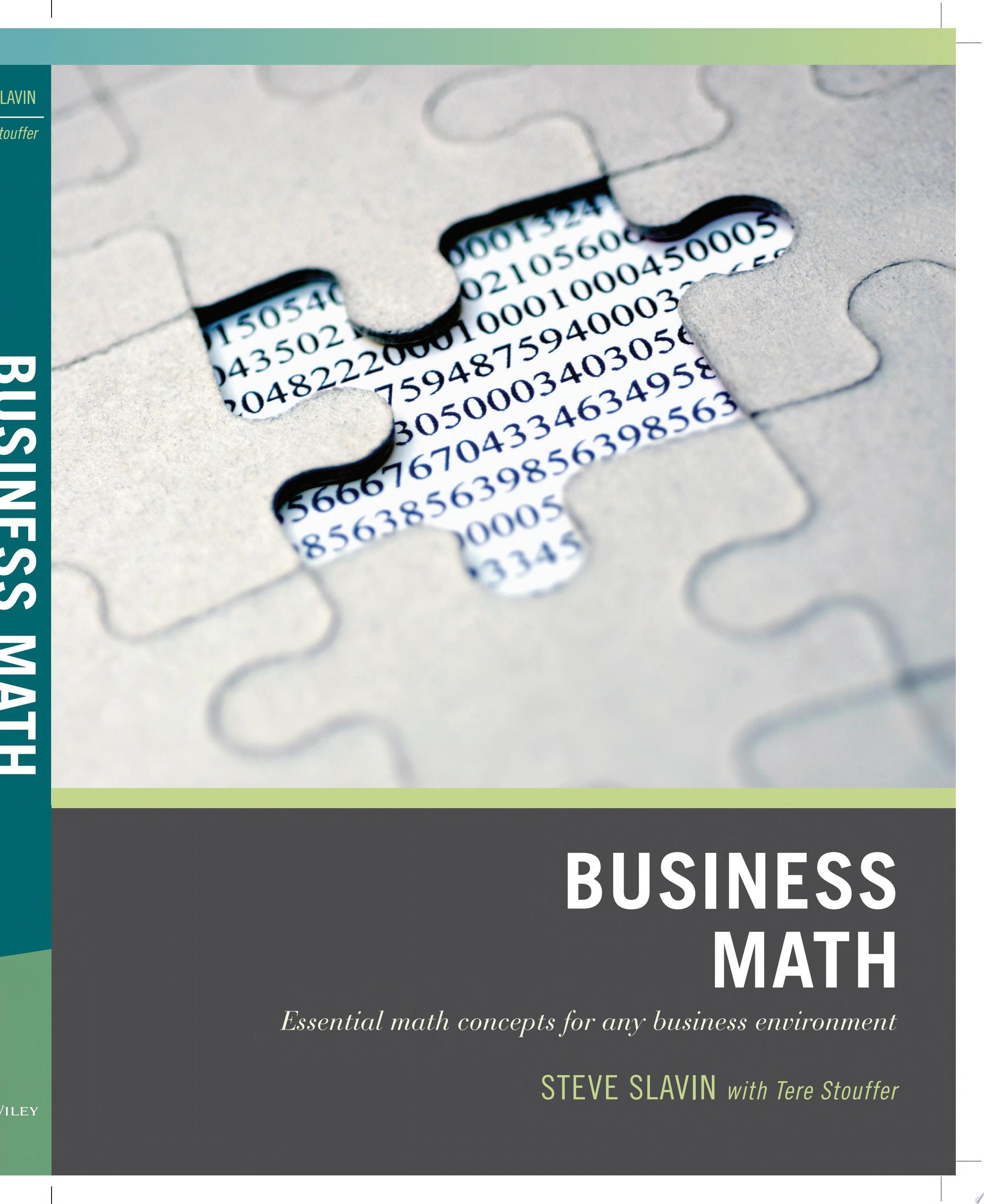 Wiley Pathways Business Math