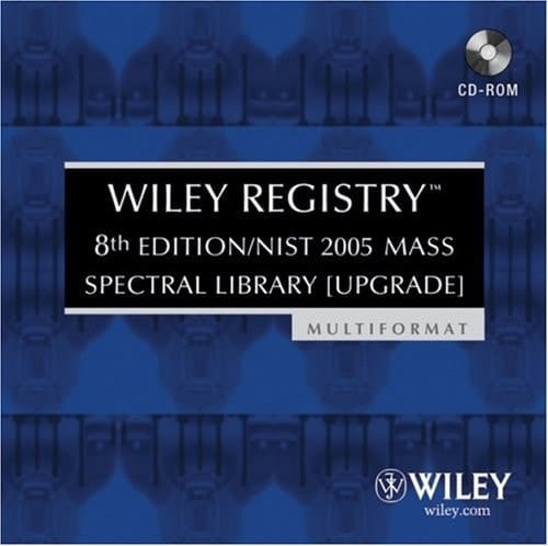 Wiley Registry, NIST 2005 Mass Spectral Library (Upgrade)