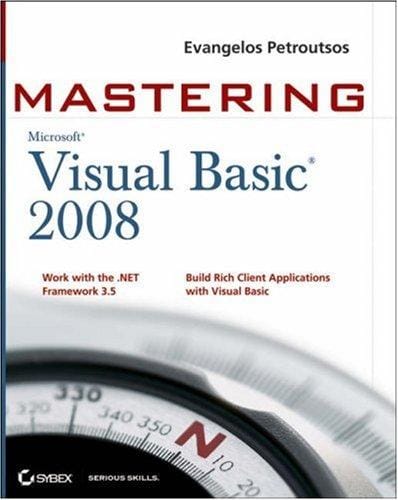 Mastering Microsoft Visual basic 2008