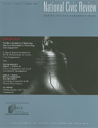 National Civic Review, No. 2, Summer 2009