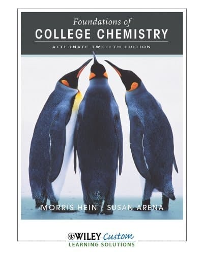 Foundations of College Chemistry Alternate 12th Edition Chapters 1-11 Unbound for Bronx CC