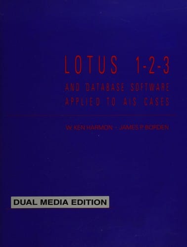 Lotus One Two Three and Database Software Applies to Ais Cases With 3.0 Disk