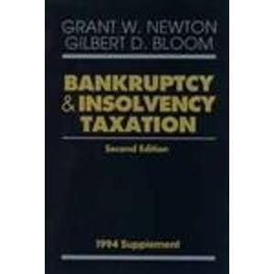 Bankruptcy and Insolvency Taxation, 1994 Supplement