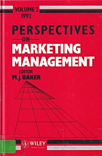 Perspectives on Marketing Management, 1992