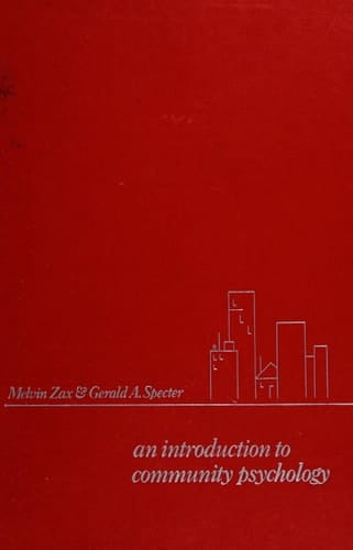 An Introduction to Community Psychology
