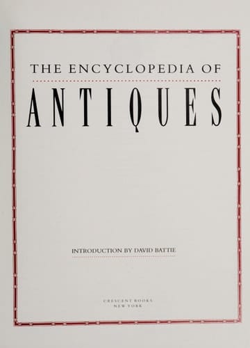 Encyclopedia of Antiques