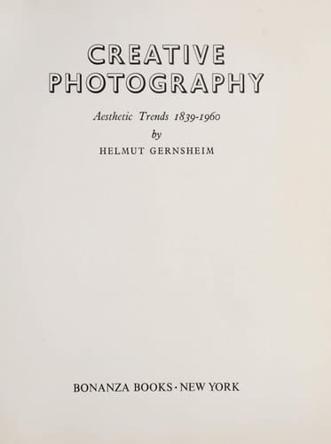 Creative Photography Aesthetic Trends 1839-1960