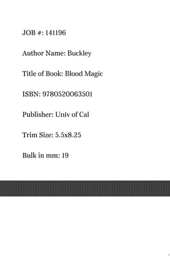 Blood Magic