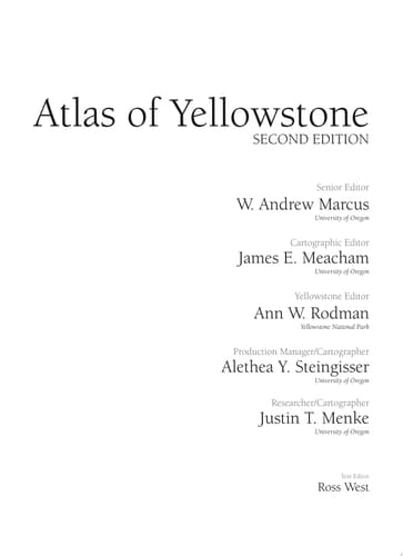 Atlas of Yellowstone