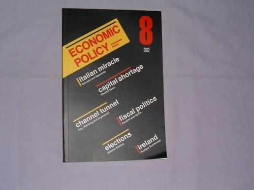 Economic Policy 8 4:1: Volume 8, April 1989 A European Forum