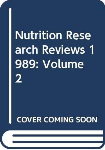 Nutrition Research Reviews 1989: Volume 2