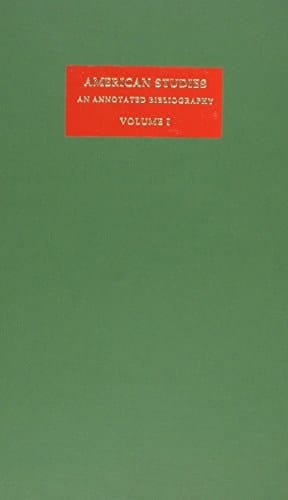 American Studies An Annotated Bibliography, 1984-1988