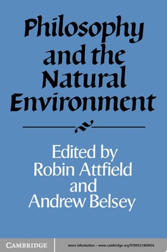 Philosophy and the Natural Environment