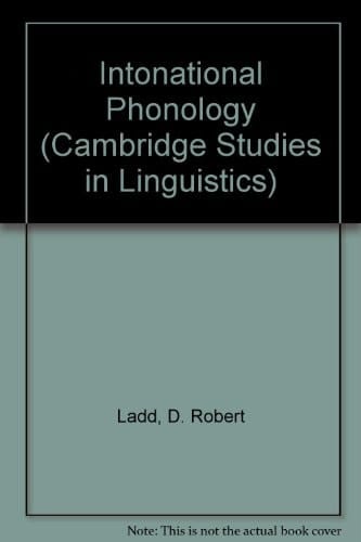 Intonational Phonology