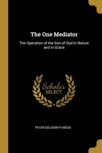 The One Mediator The Operation of the Son of God in Nature and in Grace