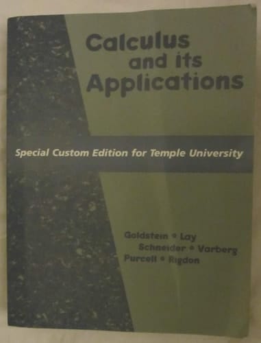 Calculus and Its Applications