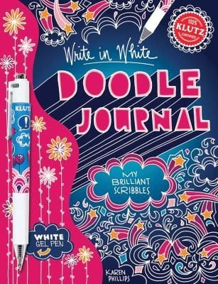 Write In White Doodle Journal My Brilliant Scribbles